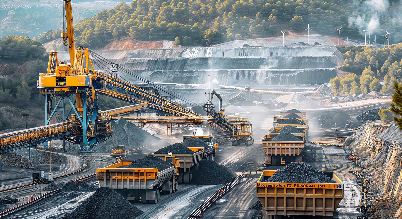 Soluções de energia de metano com leito de carvão