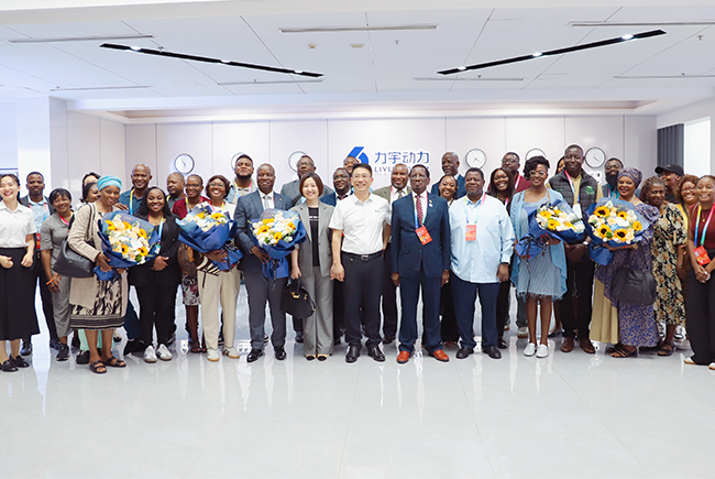 As delegações de seis nações africanas visitam liyupower